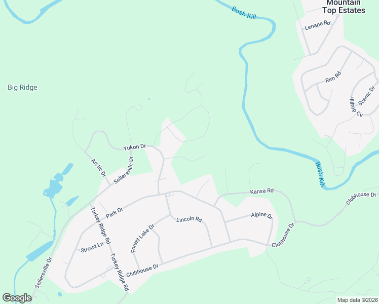 map of restaurants, bars, coffee shops, grocery stores, and more near 27 Vista Circle in East Stroudsburg