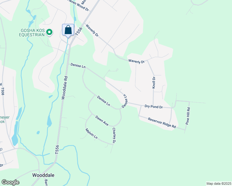 map of restaurants, bars, coffee shops, grocery stores, and more near 190 Denise Lane in East Stroudsburg