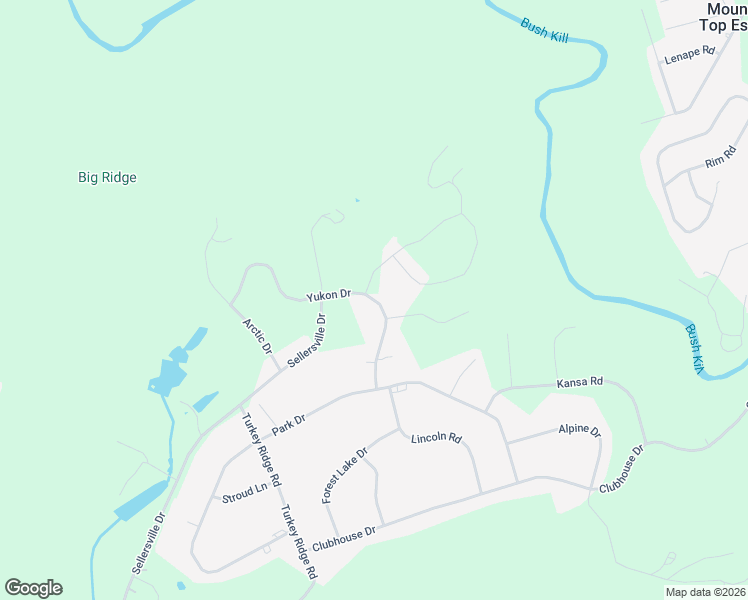 map of restaurants, bars, coffee shops, grocery stores, and more near 139 White Pine Trail in East Stroudsburg