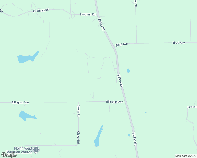 map of restaurants, bars, coffee shops, grocery stores, and more near 54737 Glover Road in Pacific Junction