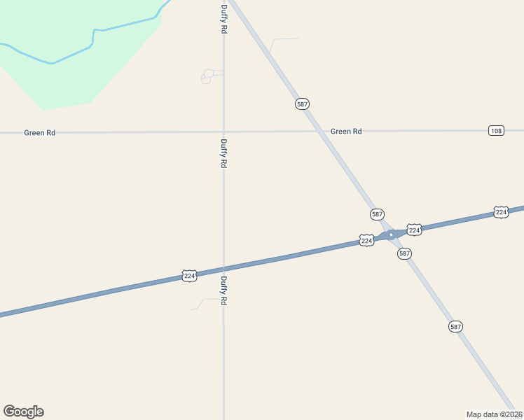 map of restaurants, bars, coffee shops, grocery stores, and more near 9885 U.S. 224 in New Riegel