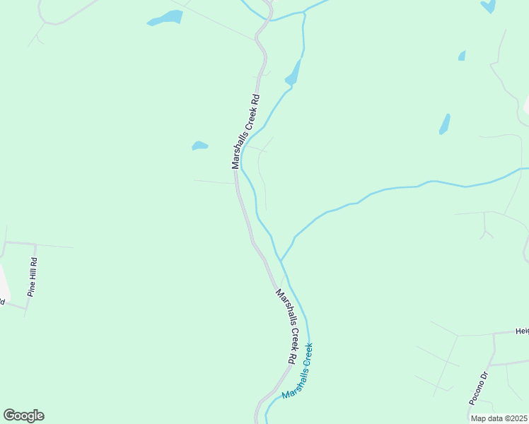 map of restaurants, bars, coffee shops, grocery stores, and more near 152 Creek Cabin Lane in East Stroudsburg