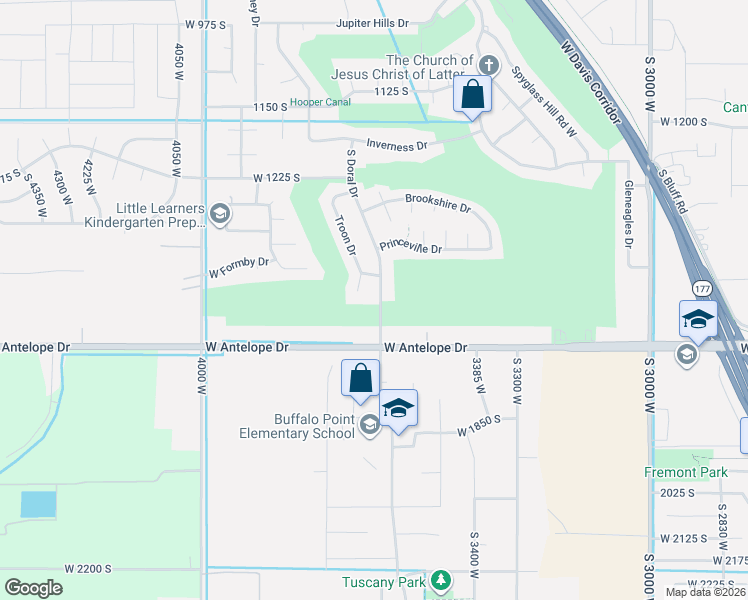 map of restaurants, bars, coffee shops, grocery stores, and more near 1602 Doral Drive in Syracuse