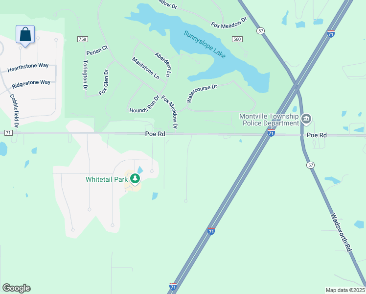 map of restaurants, bars, coffee shops, grocery stores, and more near 6736 Maplebrooke Trace in Medina