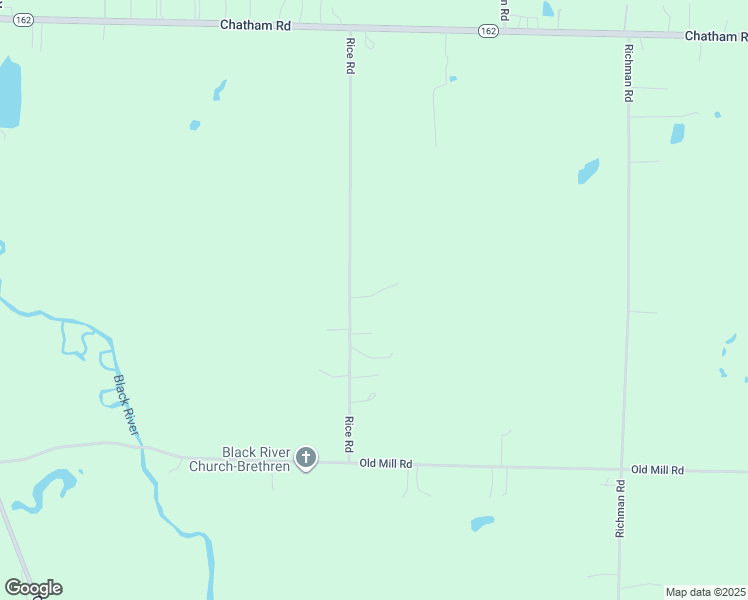 map of restaurants, bars, coffee shops, grocery stores, and more near 6701 Rice Road in Spencer