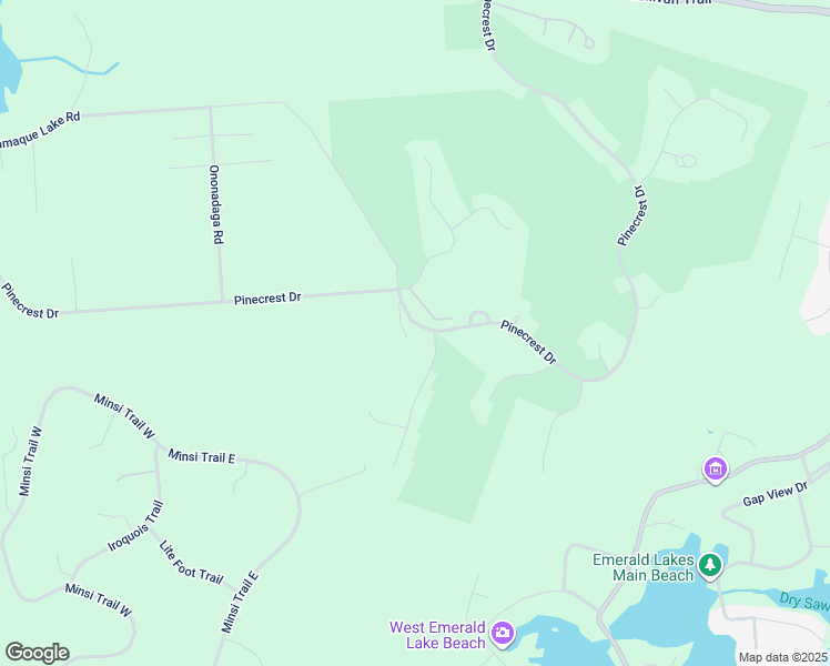map of restaurants, bars, coffee shops, grocery stores, and more near 518 Pinecrest Drive in Pocono Pines