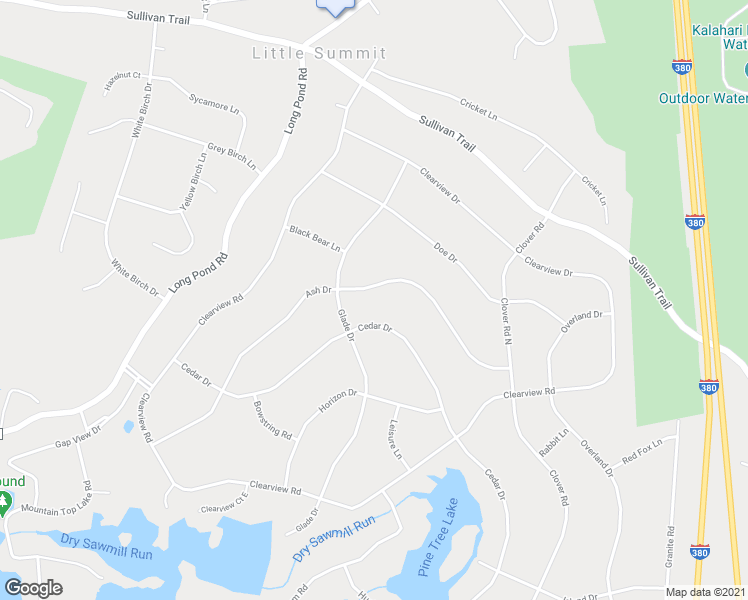 map of restaurants, bars, coffee shops, grocery stores, and more near 4040 Ash Dr in Long Pond