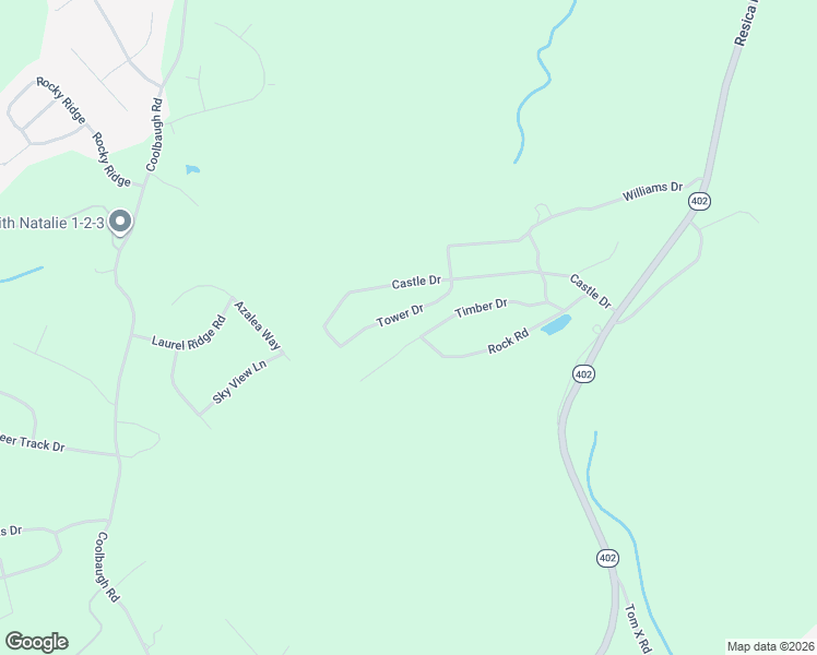 map of restaurants, bars, coffee shops, grocery stores, and more near 210-298 Hillside Drive in East Stroudsburg