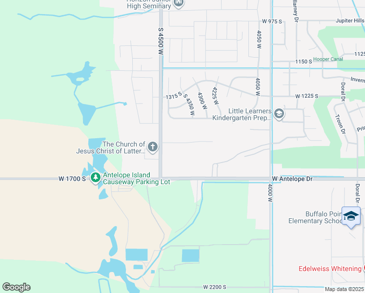 map of restaurants, bars, coffee shops, grocery stores, and more near 4387 West 1550 South in Syracuse