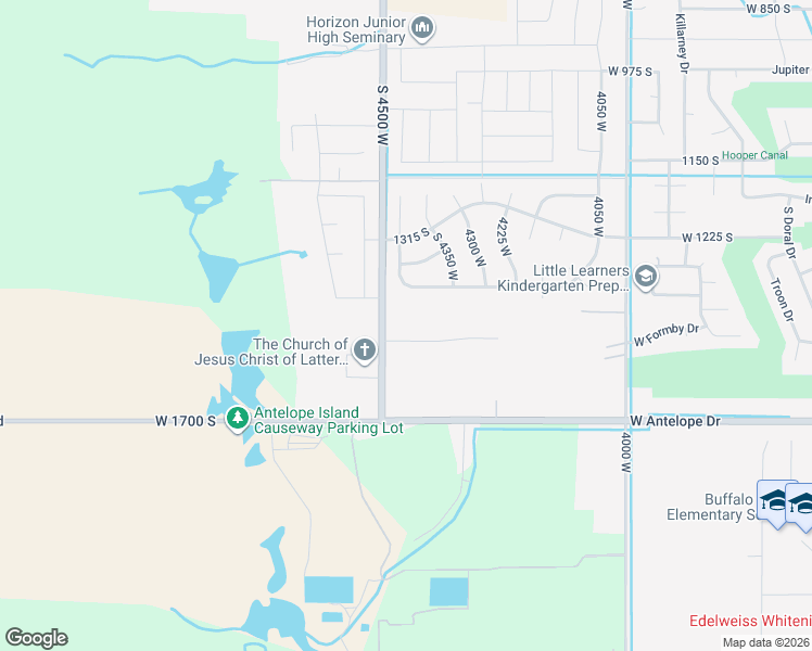 map of restaurants, bars, coffee shops, grocery stores, and more near 1501 South 4500 West in Syracuse