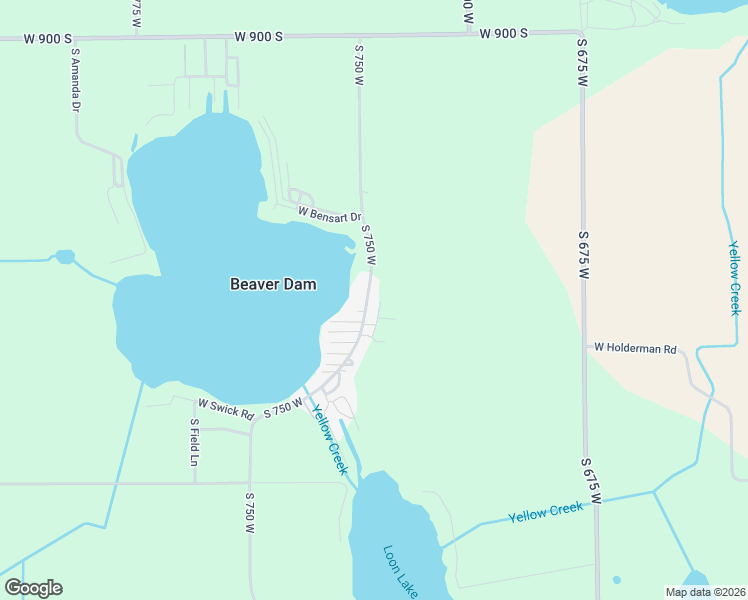 map of restaurants, bars, coffee shops, grocery stores, and more near 9548 South 750 West in Claypool