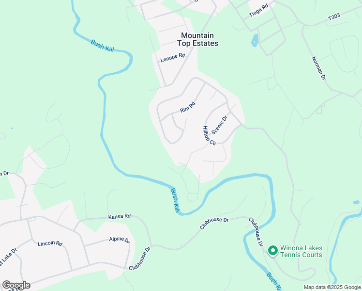 map of restaurants, bars, coffee shops, grocery stores, and more near 848 Clubhouse Drive in East Stroudsburg
