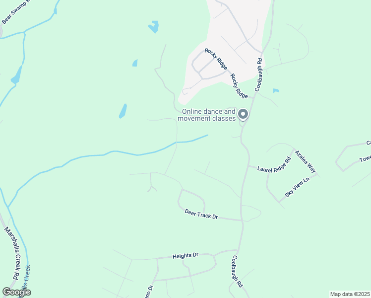 map of restaurants, bars, coffee shops, grocery stores, and more near 2428 Sidorick Lane in East Stroudsburg