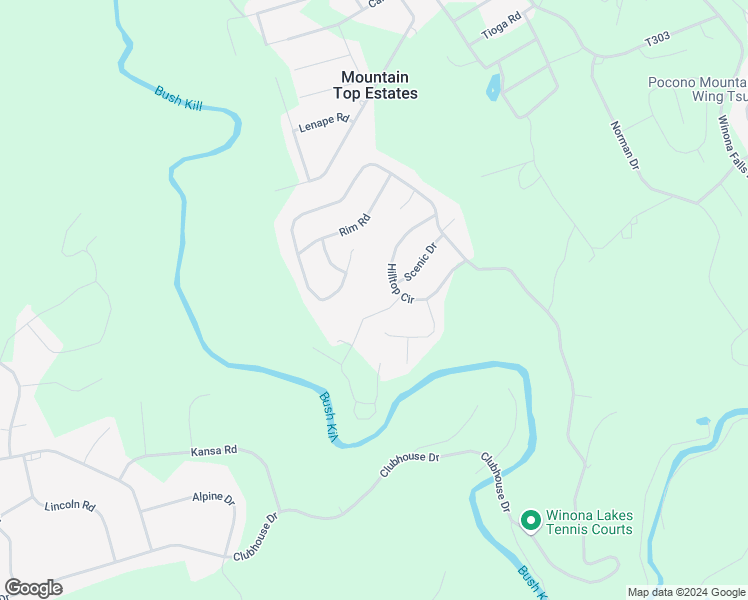 map of restaurants, bars, coffee shops, grocery stores, and more near 8112 Gallahad Pass Road in East Stroudsburg