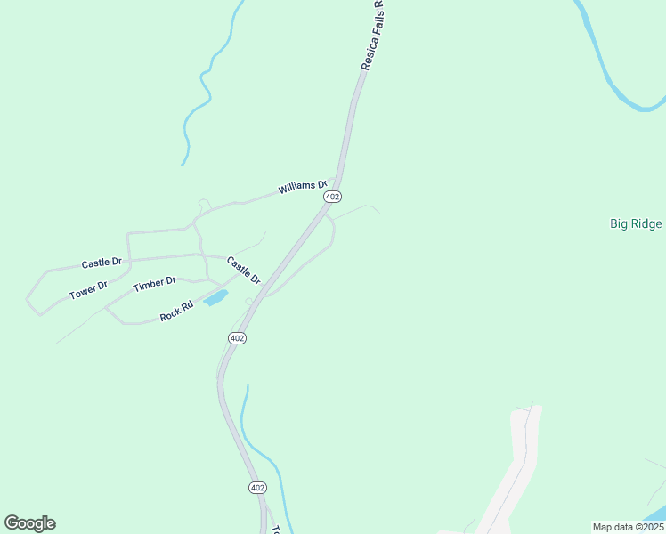 map of restaurants, bars, coffee shops, grocery stores, and more near 1271 Chateau Drive in East Stroudsburg