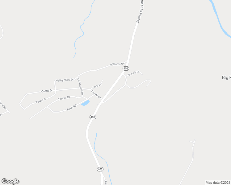 map of restaurants, bars, coffee shops, grocery stores, and more near 1200 Chateau Drive in East Stroudsburg