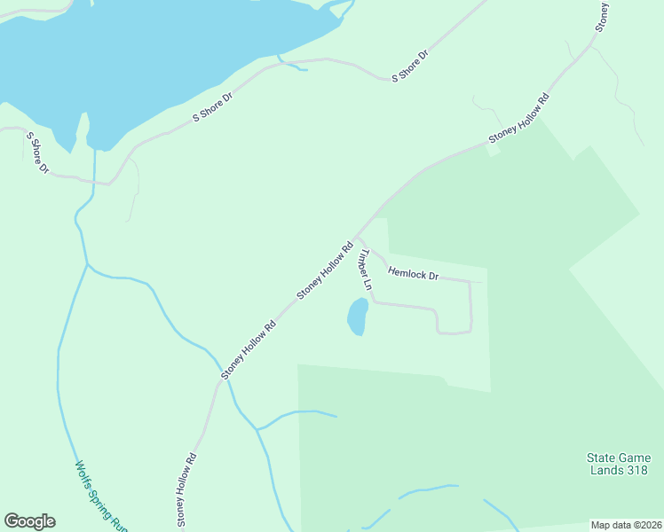 map of restaurants, bars, coffee shops, grocery stores, and more near Stoney Hollow Road in Long Pond