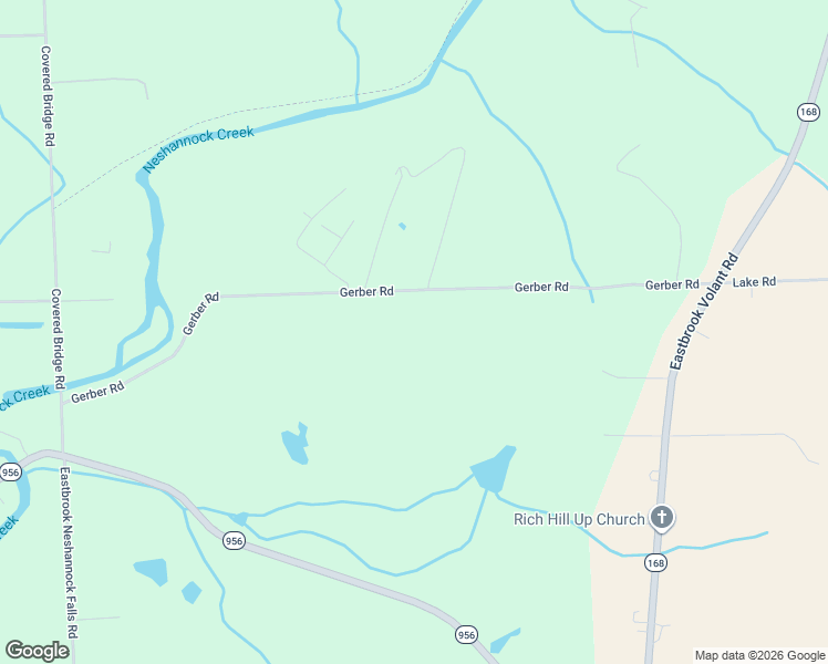 map of restaurants, bars, coffee shops, grocery stores, and more near 388 Gerber Road in Volant