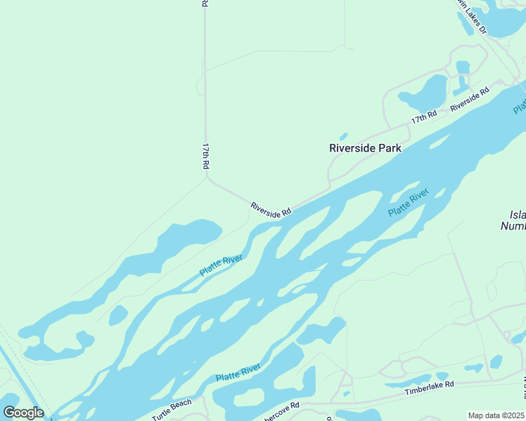 map of restaurants, bars, coffee shops, grocery stores, and more near Riverside Road in Merrick County