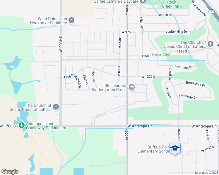 map of restaurants, bars, coffee shops, grocery stores, and more near 1410 South 4100 West in Syracuse