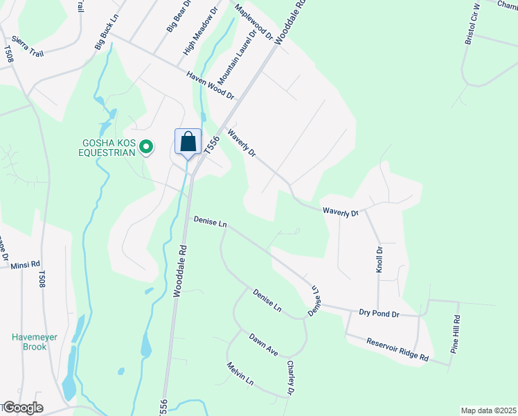 map of restaurants, bars, coffee shops, grocery stores, and more near 7 Westridge Court in East Stroudsburg