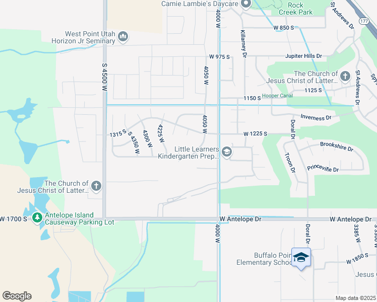 map of restaurants, bars, coffee shops, grocery stores, and more near 1410 South 4100 West in Syracuse