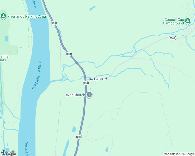 map of restaurants, bars, coffee shops, grocery stores, and more near Ruckle Hill Road in Luzerne