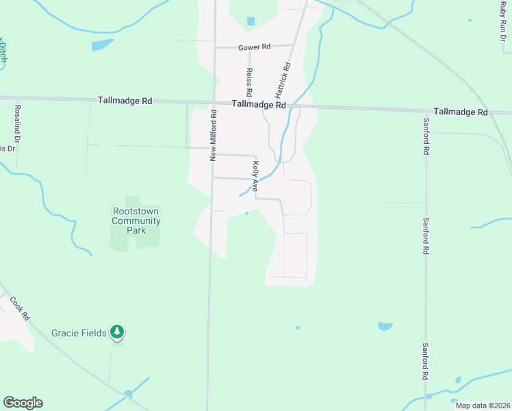 map of restaurants, bars, coffee shops, grocery stores, and more near 4938 Kelly Avenue in Rootstown