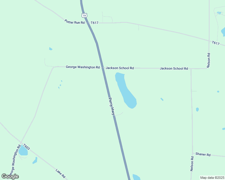 map of restaurants, bars, coffee shops, grocery stores, and more near 5196 Perry Highway in Volant