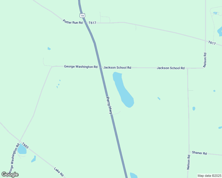 map of restaurants, bars, coffee shops, grocery stores, and more near 5196 Perry Highway in Volant