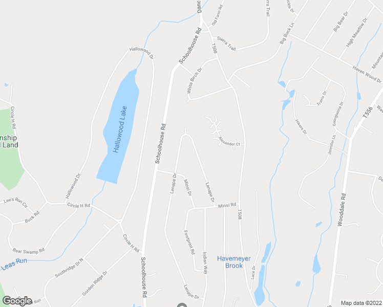 map of restaurants, bars, coffee shops, grocery stores, and more near 27 Lenape Drive in East Stroudsburg