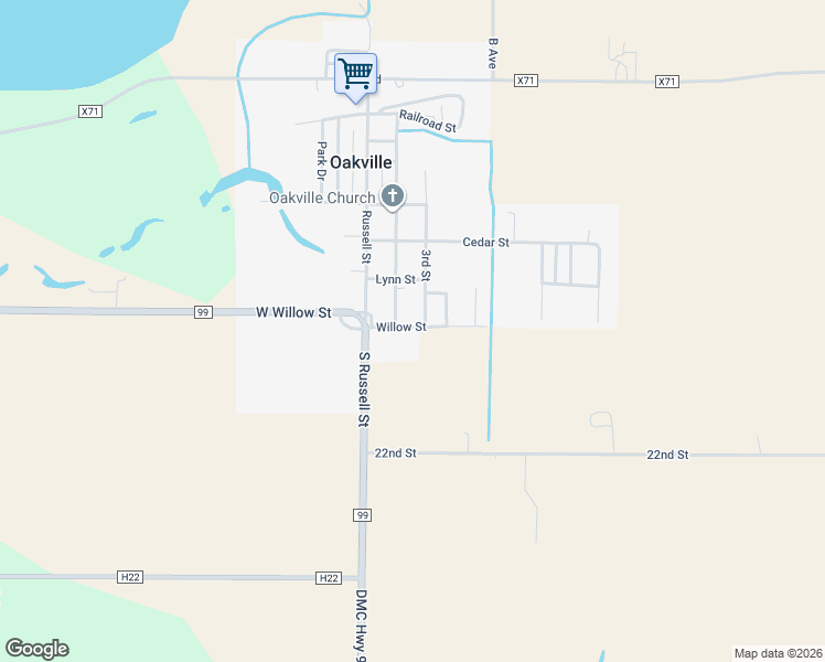 map of restaurants, bars, coffee shops, grocery stores, and more near 208 Willow Street in Oakville