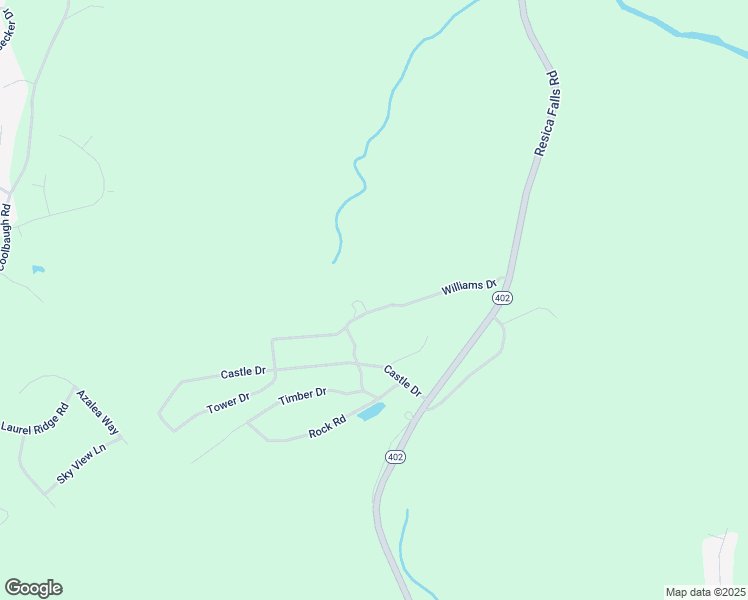 map of restaurants, bars, coffee shops, grocery stores, and more near 161 Williams Drive in East Stroudsburg