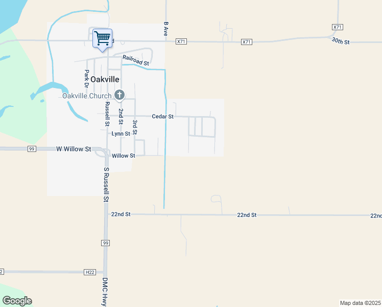 map of restaurants, bars, coffee shops, grocery stores, and more near 200 6th Street in Oakville