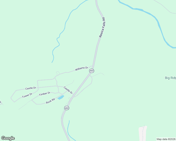 map of restaurants, bars, coffee shops, grocery stores, and more near 212 Williams Drive in East Stroudsburg