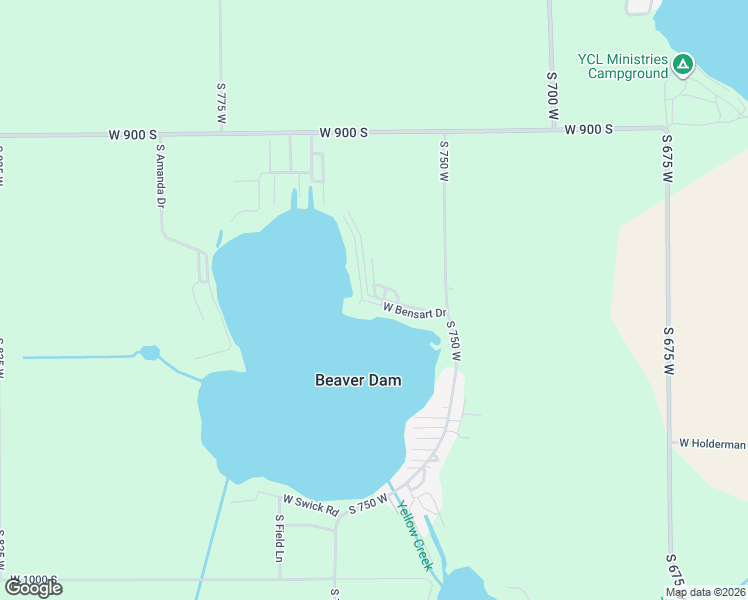 map of restaurants, bars, coffee shops, grocery stores, and more near 7370 West Ben Lane in Claypool