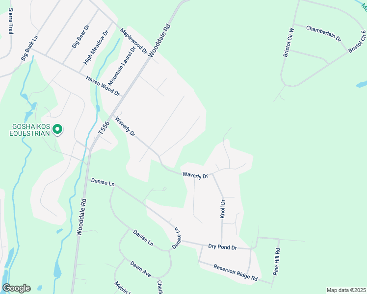 map of restaurants, bars, coffee shops, grocery stores, and more near 6 Auburn Way in East Stroudsburg