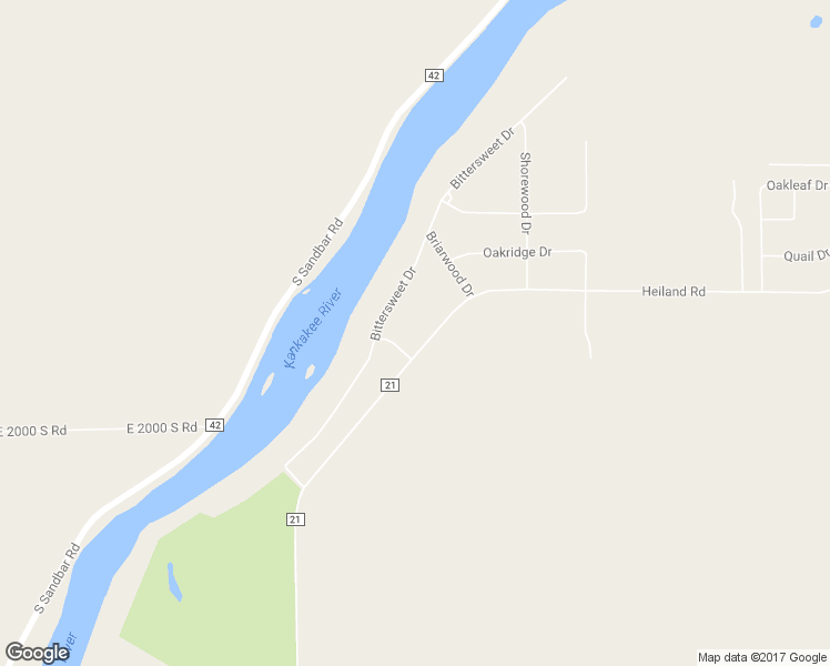 map of restaurants, bars, coffee shops, grocery stores, and more near 2110 South Hieland Road in Saint Anne
