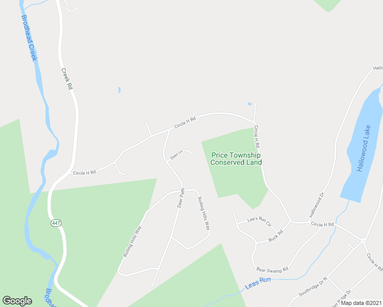 map of restaurants, bars, coffee shops, grocery stores, and more near 99 Deer Lane in East Stroudsburg