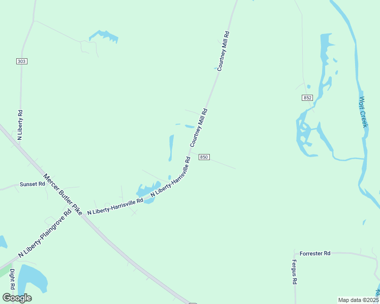 map of restaurants, bars, coffee shops, grocery stores, and more near 121 Courtney Mill Road in Grove City