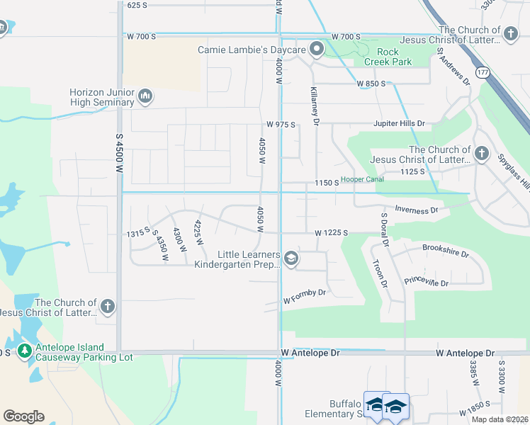 map of restaurants, bars, coffee shops, grocery stores, and more near 1257 4050 West in Syracuse