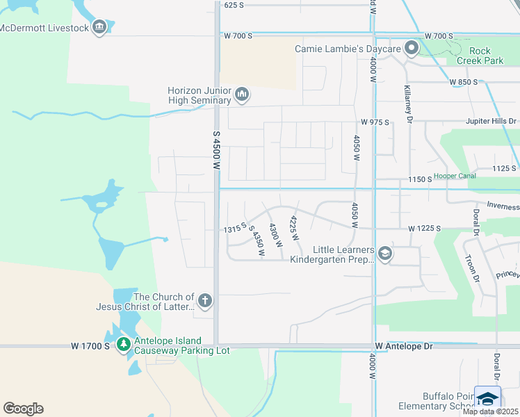 map of restaurants, bars, coffee shops, grocery stores, and more near 1272 4300 West in Syracuse