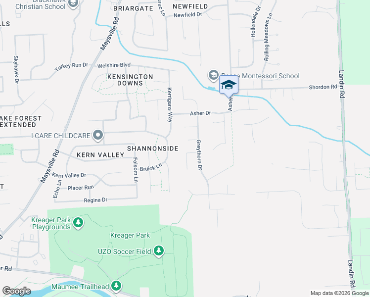 map of restaurants, bars, coffee shops, grocery stores, and more near 8204 Gatewood Court in Fort Wayne