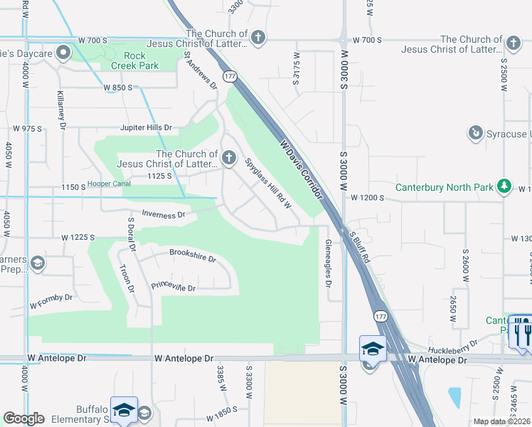 map of restaurants, bars, coffee shops, grocery stores, and more near 3261 New Castle Circle in Syracuse