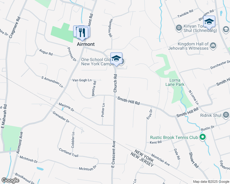 Church Road, Monsey NY Walk Score