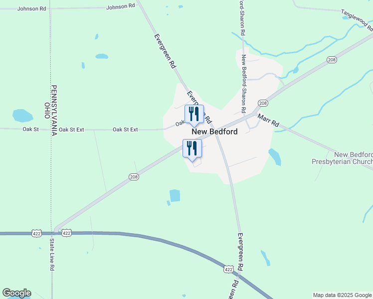 map of restaurants, bars, coffee shops, grocery stores, and more near 154 Hyland Lane in Pulaski