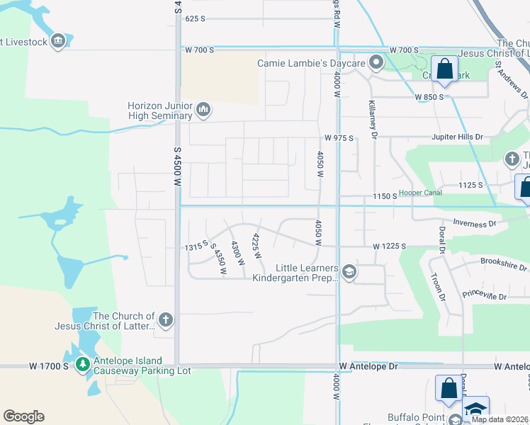 map of restaurants, bars, coffee shops, grocery stores, and more near 1237 4225 West in Syracuse
