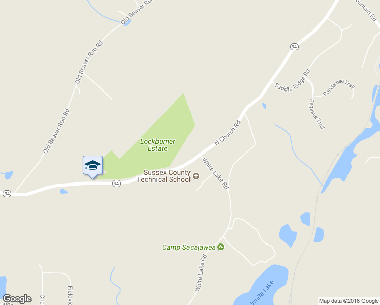 map of restaurants, bars, coffee shops, grocery stores, and more near 122 North Church Road in Sparta Township