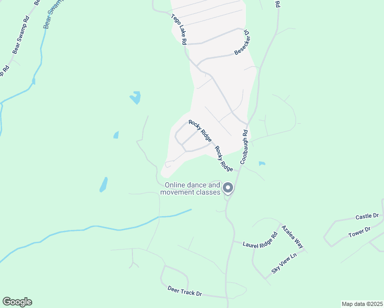 map of restaurants, bars, coffee shops, grocery stores, and more near 7566 Rocky Ridge in East Stroudsburg