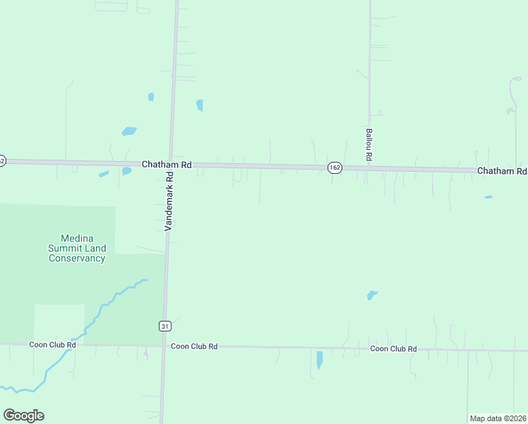 map of restaurants, bars, coffee shops, grocery stores, and more near 8566 Chatham Road in Medina
